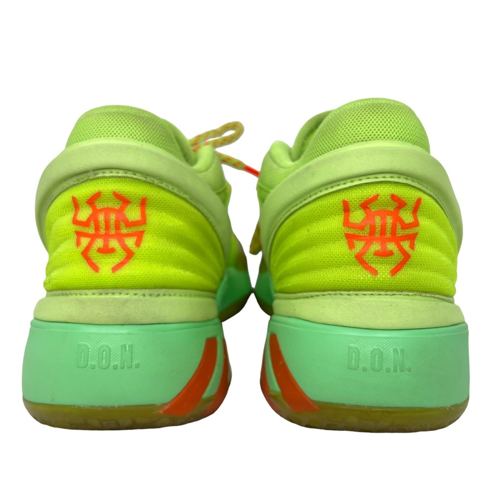 Adidas Marvel × D.O.N. Issue 2 Spidey Sense Neon Green Basketball Shoes Size 5 - Picture 6 of 12